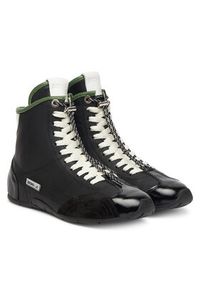 Bronx Sneakersy 47661-CU Czarny. Kolor: czarny. Materiał: skóra