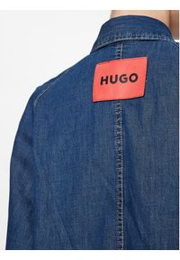 Hugo Koszula jeansowa Erinnia 50498982 Granatowy Relaxed Fit. Kolor: niebieski. Materiał: bawełna #5
