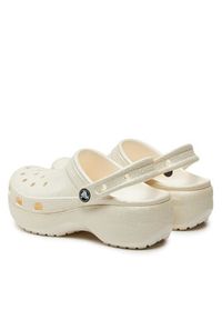 Crocs Klapki Classic Platform Glitter Clog W 207241 Écru. Obcas: na platformie #4