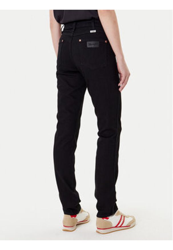 Wrangler Jeansy Piper 112372997 Czarny Slim Fit. Kolor: czarny