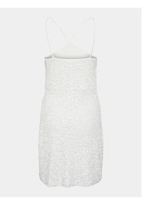 YAS Sukienka koktajlowa Ariella 26032153 Biały Regular Fit. Kolor: biały. Materiał: syntetyk. Styl: wizytowy