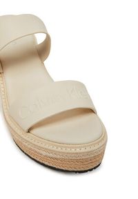 Calvin Klein Espadryle Wedge Sandal 50 - He HW0HW02375 Écru. Materiał: skóra #2