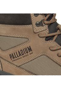 Palladium Sneakersy Pallasider Mid Cuff 08878-377-M Khaki. Kolor: brązowy. Materiał: skóra