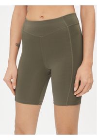 Reebok Szorty sportowe Yoga Performance IM4041 Zielony Tight Fit. Kolor: zielony. Materiał: syntetyk