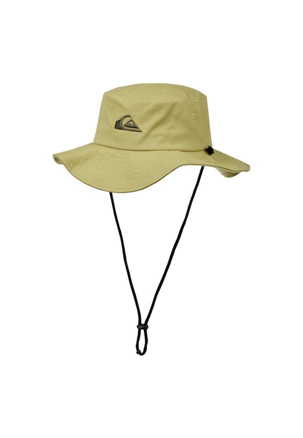 Quiksilver - Kapelusz typu boonie safari dla Mężczyzn BUSHMASTER Brązowy. Kolor: beżowy. Materiał: bawełna, tkanina. Wzór: haft