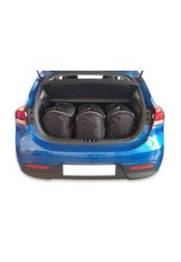 KJUST - Torby Do Bagażnika Kia Rio Hatchback 2017+ 3Szt Kjust. Kolor: czarny. Styl: sportowy #1