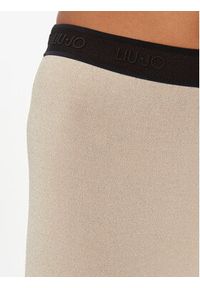 Liu Jo Sport Spodnie materiałowe TA4011 MS014 Beżowy Bootcut Fit. Kolor: beżowy. Materiał: wiskoza. Styl: sportowy #4