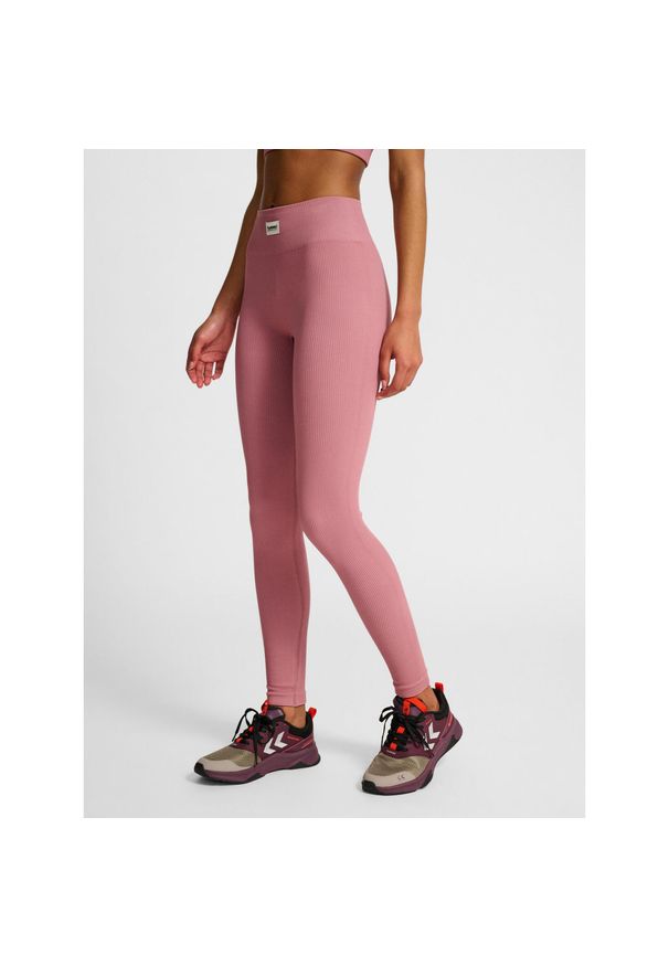 Damskie legginsy bezszwowe Hummel Pulse. Kolor: fioletowy. Sport: fitness