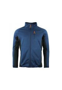 PEAK MOUNTAIN - Kurtka polarshell Peak Mountain. Kolor: szary, czarny, niebieski, wielokolorowy. Sport: turystyka piesza #1