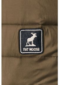 Fat Moose - Kurtka. Okazja: na co dzień. Kolor: zielony. Materiał: tkanina. Styl: casual #2