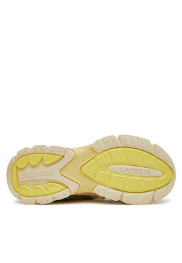 Lacoste Sneakersy 7-49SFA0014 Żółty. Kolor: żółty. Materiał: skóra