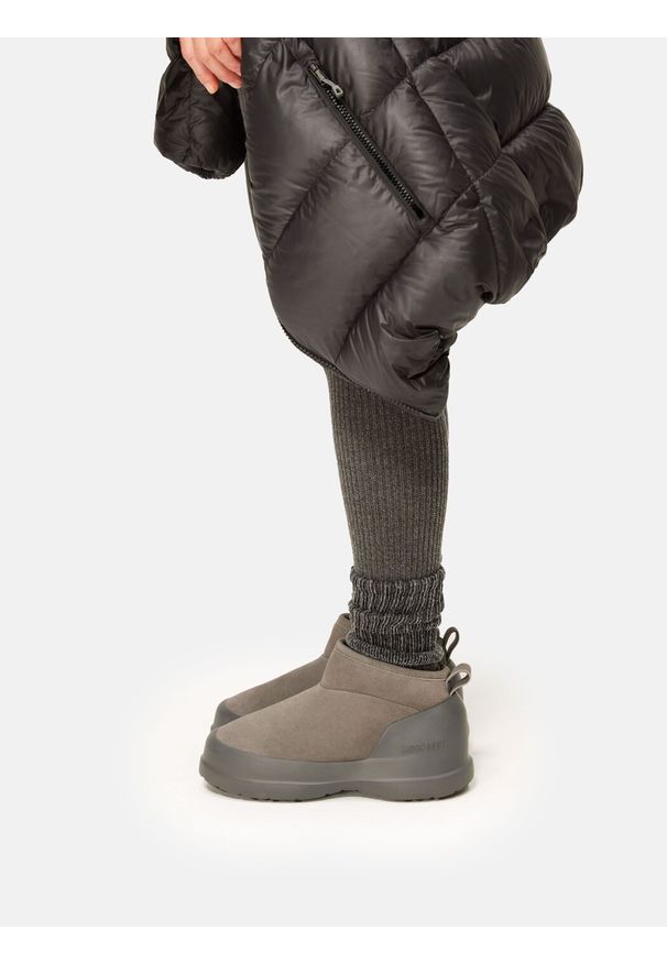 Moon Boot LUNA LOW BOOT SU Śniegowce damskie. Kolor: szary