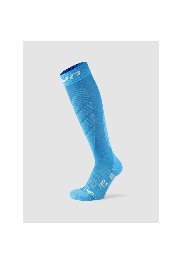 UYN - Ski Junior Socks. Kolor: niebieski. Sport: narciarstwo