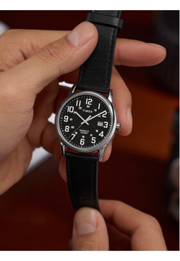 Timex Zegarek Easy Reader Classic TW2Y12800 Czarny. Kolor: czarny