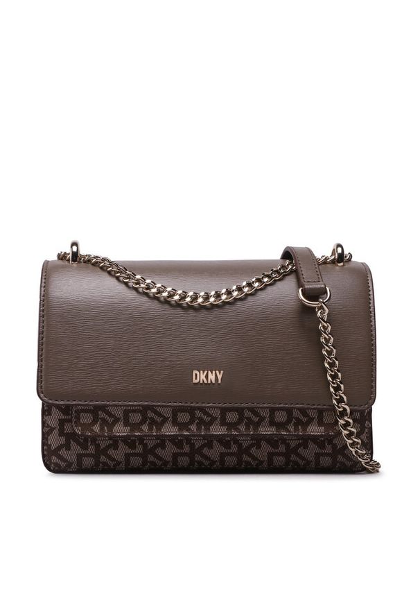 Torebka DKNY. Kolor: brązowy