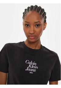 Calvin Klein Jeans T-Shirt Front Graphic J20J224890 Czarny Regular Fit. Kolor: czarny. Materiał: bawełna #3