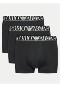 Emporio Armani Underwear Komplet 3 par bokserek 111357 4F726 73320 Czarny. Kolor: czarny. Materiał: bawełna