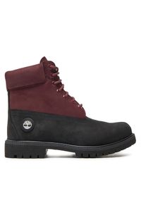 Timberland Trapery 6 In Premium TB0A2P6WEJE1 Bordowy. Kolor: czerwony. Materiał: skóra, nubuk #1