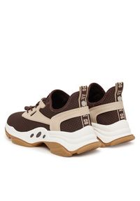 Steve Madden Sneakersy Match-E SM11004643 Khaki. Kolor: brązowy. Materiał: materiał #3