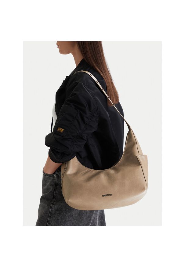 G-Star RAW - Torebka G-Star Raw. Kolor: beżowy