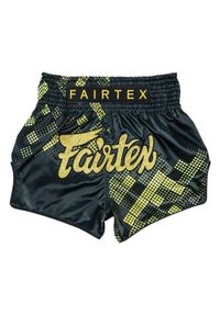 FAIRTEX - Spodenki Muay Thai Fairtex BS1931 Czarne-Złote L. Kolor: czarny
