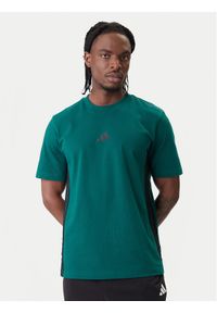 Adidas - adidas T-Shirt Essentials 3-Stripes JD1905 Zielony Regular Fit. Kolor: zielony. Materiał: bawełna #1