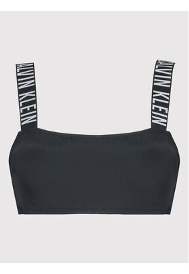 Calvin Klein Swimwear Góra od bikini KW0KW01825 Czarny. Kolor: czarny. Materiał: syntetyk