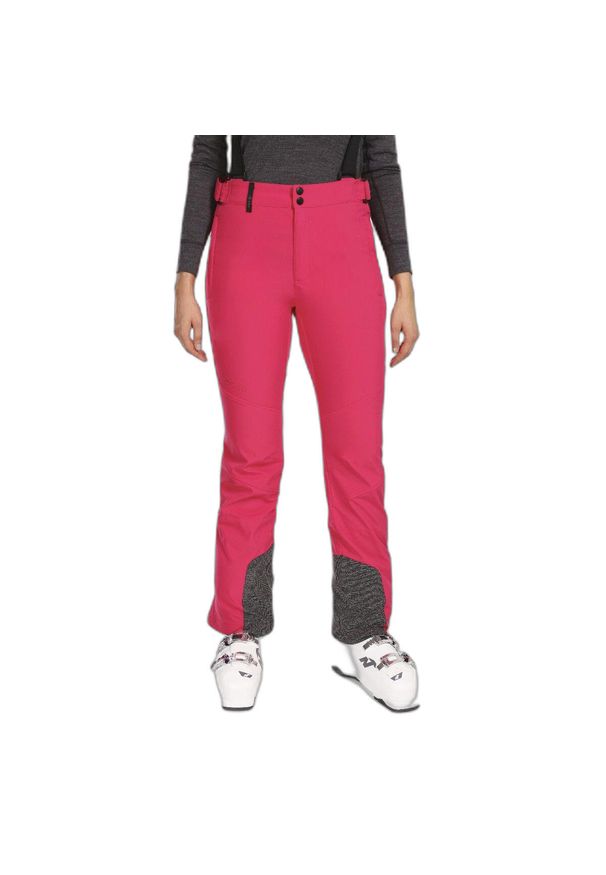 Spodnie narciarskie dla kobiet Kilpi Rhea. Kolor: różowy. Sezon: zima. Sport: narciarstwo