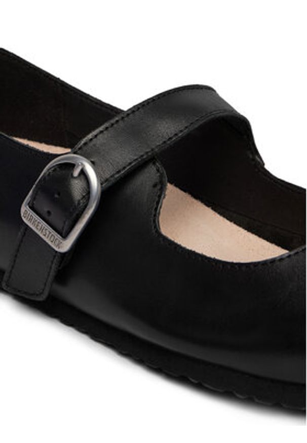 Birkenstock Baleriny Santa Clarita 1030709 Czarny. Kolor: czarny. Materiał: skóra