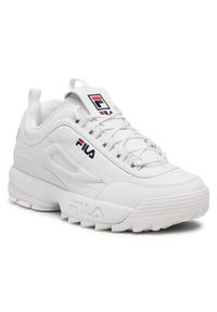 Fila Sneakersy Disruptor Low Wmn 1010302.1FG Biały. Kolor: biały. Materiał: skóra #3