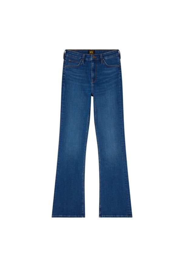 Lee - DAMSKIE SPODNIE LEE BREESE BOOT POP OF BLUE 112378783