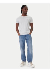 Tommy Jeans T-Shirt DM0DM04411 Szary Slim Fit. Kolor: szary. Materiał: bawełna #5
