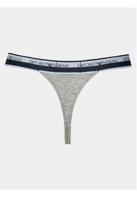Emporio Armani Underwear Komplet 2 par stringów 164522 4R227 00948 Szary. Kolor: szary. Materiał: bawełna