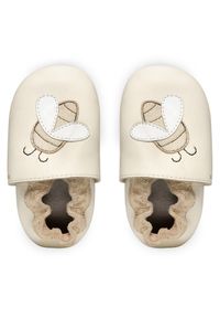 Kapcie Geox. Kolor: beżowy #1