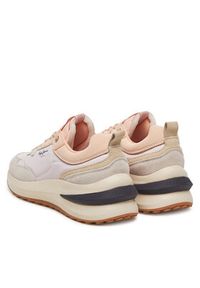 Pepe Jeans Sneakersy PLS60044 Beżowy. Kolor: beżowy. Materiał: skóra, zamsz
