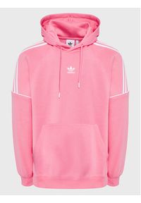 Adidas - adidas Bluza Rekive HK7312 Różowy Regular Fit. Kolor: różowy. Materiał: bawełna #7