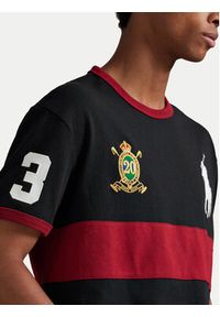Polo Ralph Lauren T-Shirt 710P00093003 Czarny Regular Fit. Typ kołnierza: polo. Kolor: czarny. Materiał: bawełna