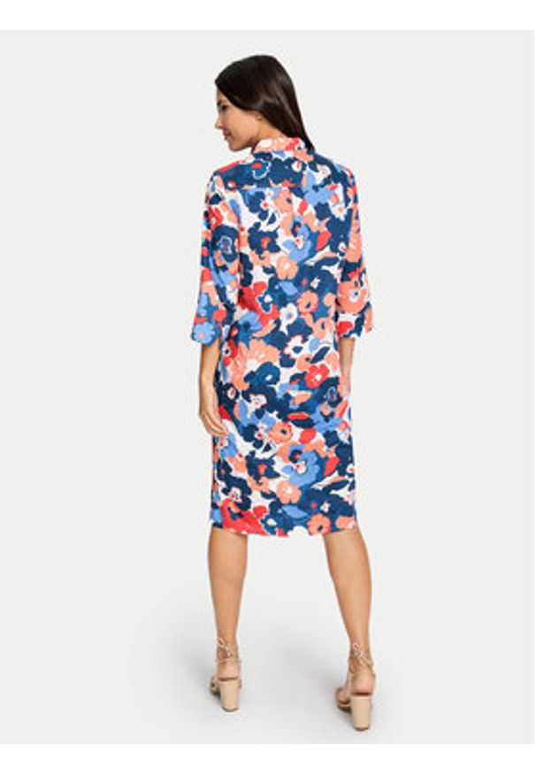 Olsen Sukienka letnia 13001748 Kolorowy Regular Fit. Materiał: bawełna. Wzór: kolorowy. Sezon: lato