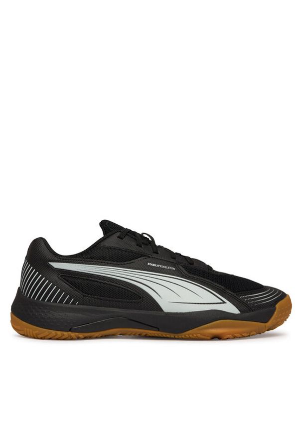 Puma Buty halowe Solarflash III 107850 06 Czarny. Kolor: czarny. Materiał: skóra