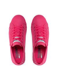 Tommy Jeans Tenisówki Mono Color Flatform EN0EN01823 Różowy. Kolor: różowy. Materiał: materiał #4