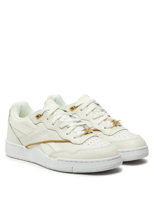 Reebok Sneakersy BB 4000 II 100033648 Écru. Materiał: skóra