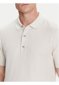 BOSS Polo H-Iannotti 50543148 Beżowy Regular Fit. Typ kołnierza: polo. Kolor: beżowy. Materiał: bawełna #3