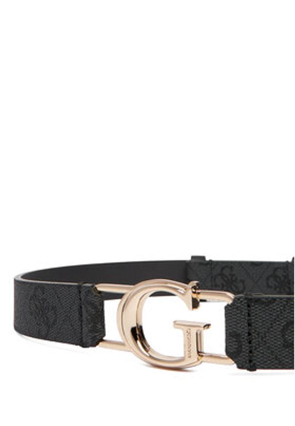 Guess Pasek Damski BW9298 P5425 Szary. Kolor: szary. Materiał: skóra