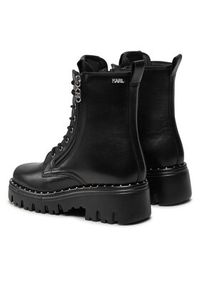 Karl Lagerfeld - KARL LAGERFELD Trapery KL45364 Czarny. Kolor: czarny. Materiał: skóra #2