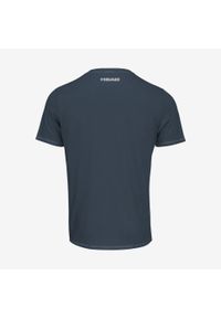 Head - Koszulka z krótkim rękawem dziecięca CLUB COLIN. Kolor: niebieski. Materiał: jersey, bawełna, poliester, materiał. Długość rękawa: krótki rękaw. Długość: krótkie. Wzór: nadruk, aplikacja. Sport: tenis
