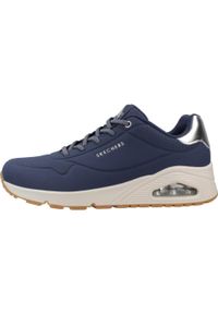 skechers - Tenisówki Skechers Model Shimmer Away Kolor Niebieski. Kolor: niebieski. Materiał: tkanina. Model: Skechers Sport. Sport: turystyka piesza