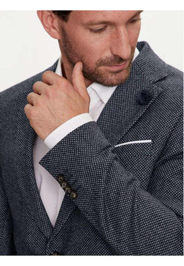JOOP! Marynarka 17 JB-11Four 30042864 Niebieski Modern Fit. Kolor: niebieski. Materiał: bawełna