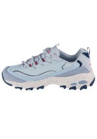 skechers - Buty do chodzenia damskie Skechers 149589LBMT. Zapięcie: sznurówki. Kolor: niebieski, wielokolorowy. Materiał: syntetyk, tkanina, materiał. Szerokość cholewki: normalna. Sport: turystyka piesza