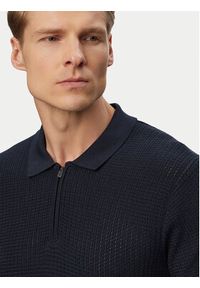 JOOP! Polo Vascor 30101508 Granatowy Regular Fit. Typ kołnierza: polo. Kolor: niebieski. Materiał: bawełna #2
