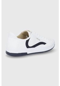 Superdry Buty kolor biały. Nosek buta: okrągły. Zapięcie: sznurówki. Kolor: biały. Materiał: guma #5